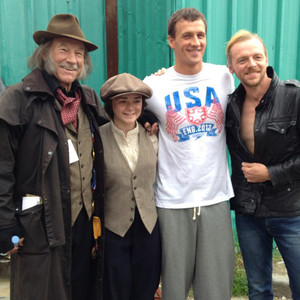 Ryan Lochte, Patrick Stewart, Maisie Williams, Simon Pegg Ryan Lochte, Patrick Stewart, Maisie Williams, Simon Pegg